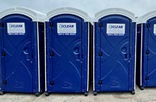 B Clean LLC Portable Toilets for rent.